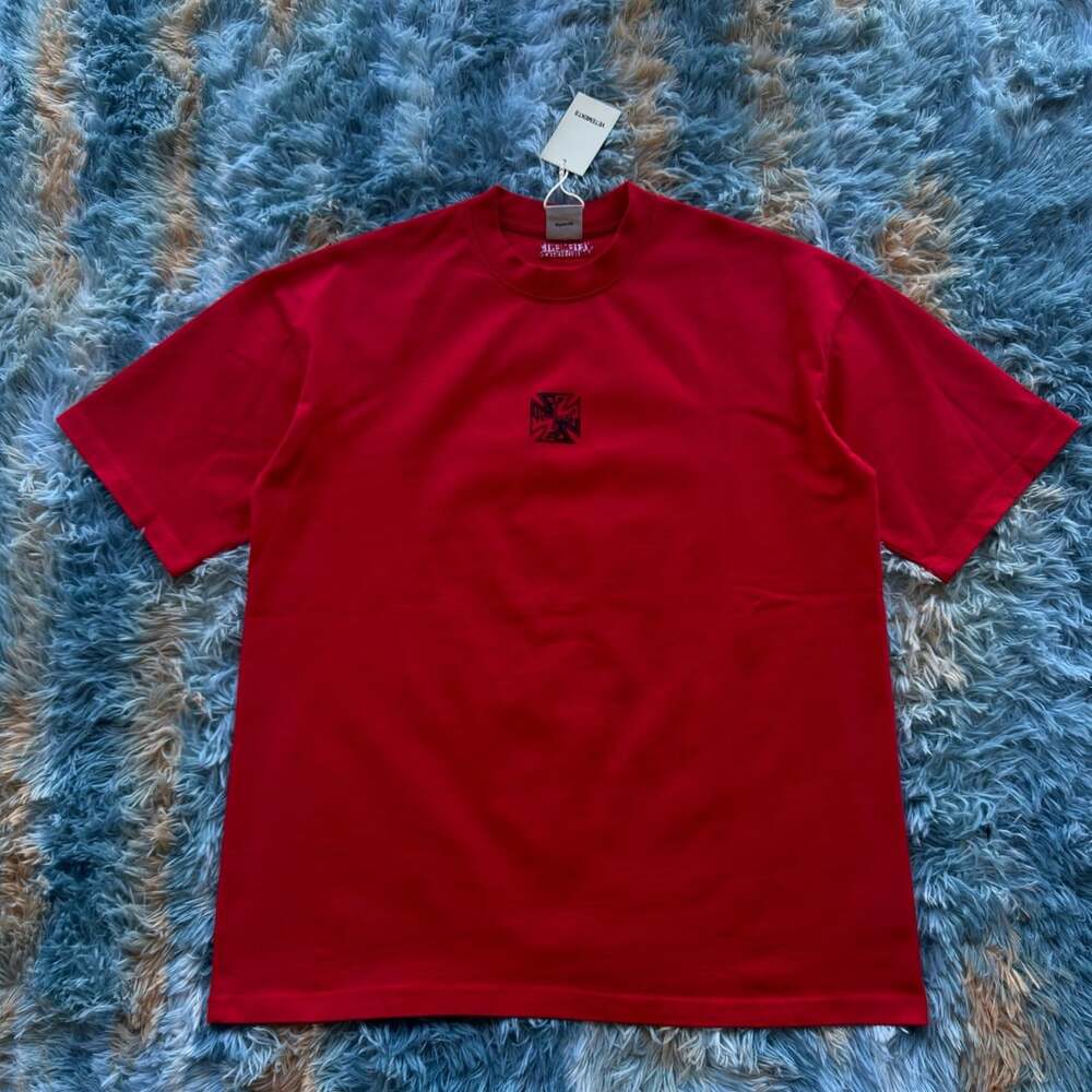 Vetements  Biker Cross Logo T-Shirt Red